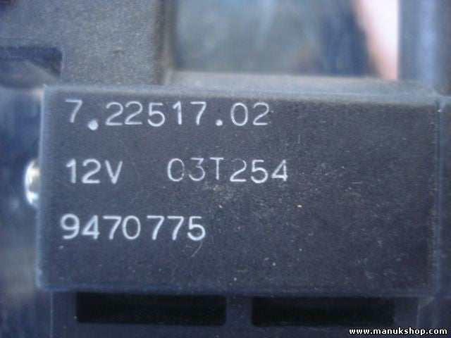 Válvula de vacío Volvo S60 V70 9470775 7.22517.02 72251702 12V 03T254