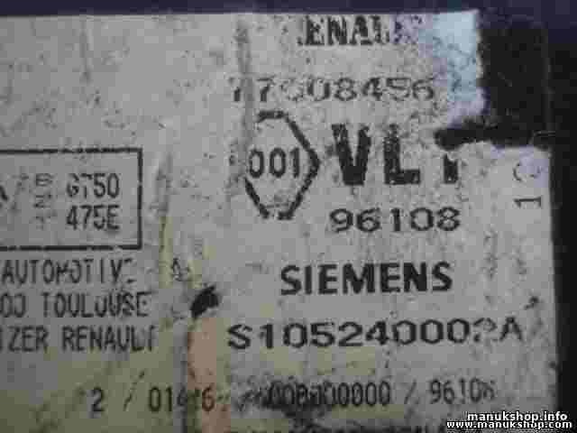 Relé Renault Clio I 7700845678 SIEMENS S105240002A