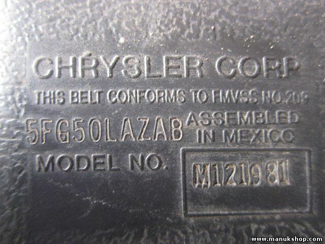 Chiusura cintura di sicurezza posteriore destra Jeep Grand Cherokee 4x4 5FG50...