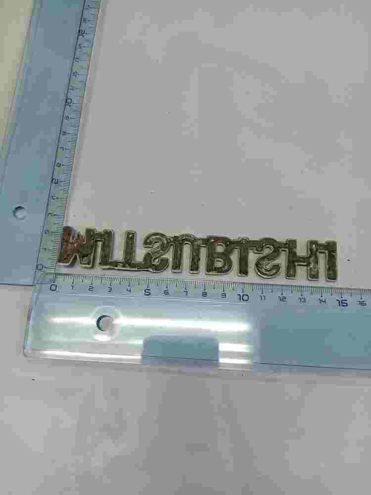 Emblema Mitsubishi Galant Lancer Outlander 14.5 cm.