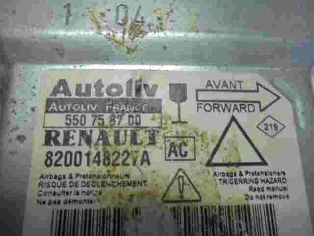 Sensor de impacto de airbag Renault Laguna (AC) 8200148227A 550758700