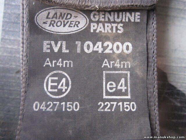 Cinturón de seguridad delantero derecho Land Rover Discovery 2 EVL104200