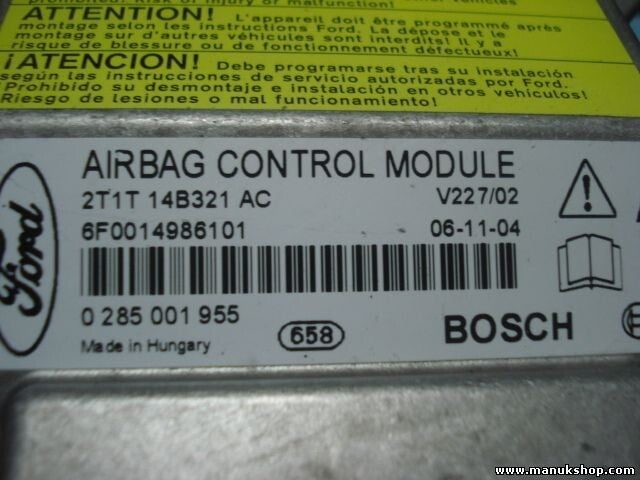 Sensor de impacto de airbag Ford Transit Connect 2006–2009 0285001955