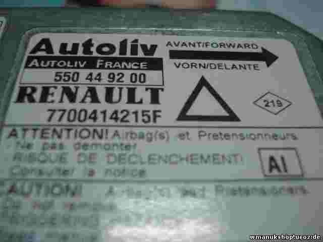 Airbag Centralita Renault Laguna II 2001 7700414215F (AI) 550449200