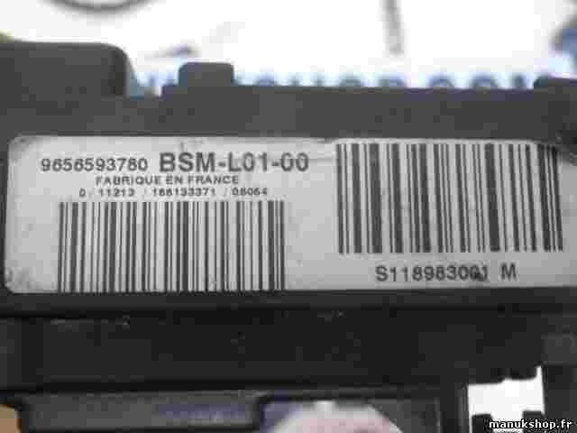 Scatola fusibili relè Peugeot 407 96593780 BSM-L01-00 SIEMENS S118983001M