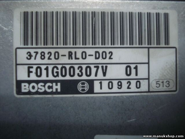 Centralita del motor Honda Accord 08-2012 37820RL0D02 37820-RL0-D02 F01G00307V