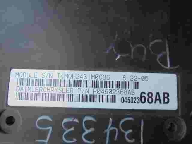 BSI Scatola fusibili Jeep Grand Cherokee P04602368AB 04602368AB T4MQH2431M0036