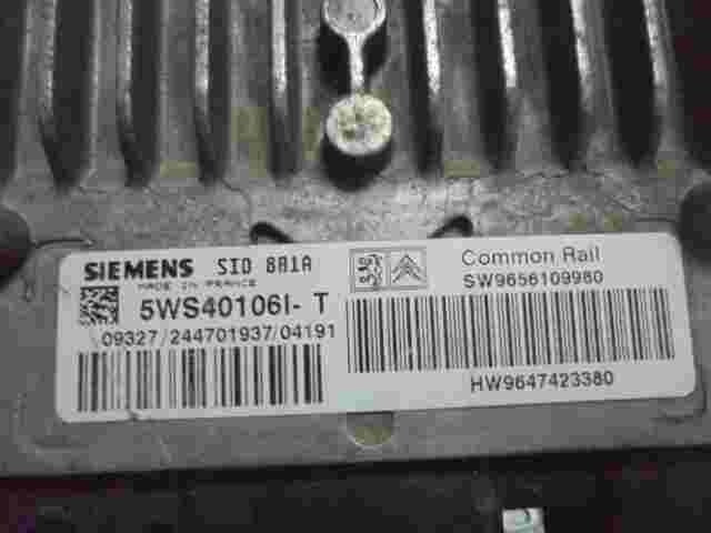 Centralita Citroen Xsara HW9647423380 HW 9647423380 SW9656109980 5WS40106I-T