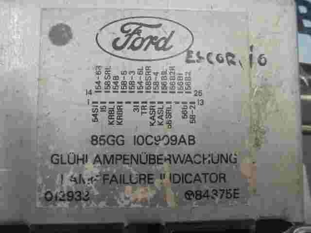Centralina mentre lampadine a incandescenza Ford Mondeo 85GGI0C909AB