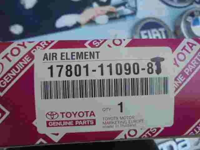 Filtro de aire Toyota Corolla VII VIII Carina E 17801110908T 17801-11090-8T