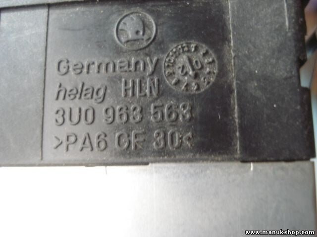 Asiento interruptor del calentador Skoda Superb 3U0963563 3U0 963 563 PA6GF30