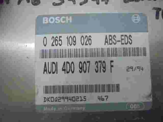 ABS-EDS Centralita Audi A4 A6 B5 C4 A8 D2 Quattro 4D0907379F BOSCH 0265109026