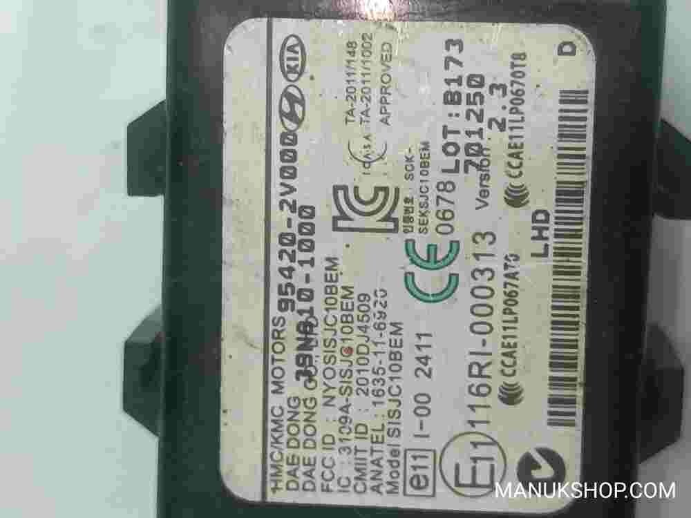 Control de la unidad de alarma inmovilizador módulo Kia Ceed i40 VF 954202V000