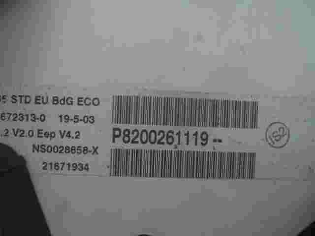 Cuadro de instrumentos Renault Clio P8200261119 8200261119 NS0028658X 21671934