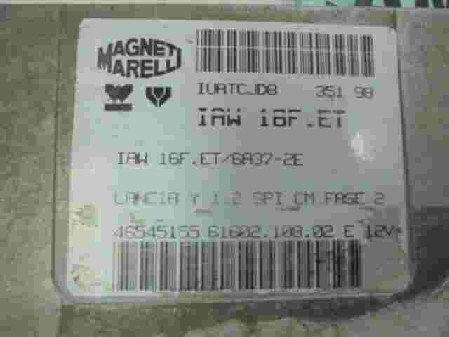 Centralita Lancia Y (840) 1.2 46545155 IAW16FET IAW16FET6A372E 6160210802E