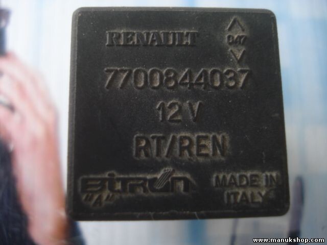 Relé Renault Clio BITRON 12v 7700844037 RT/REM