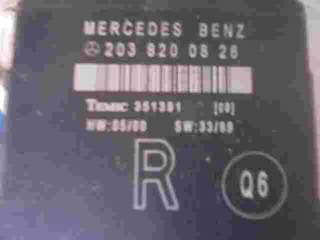 Unità di controllo porta Mercedes W210 E W208 2038200826 Q6 TEMIC 351391