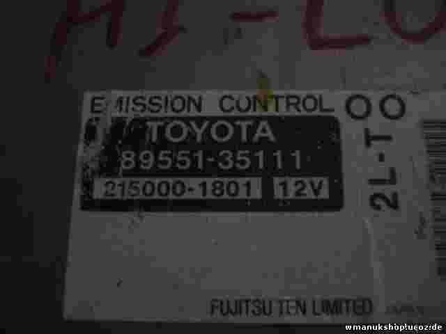 centralita transmisión Toyota Hilux 8955135111 89551-35111 2150001801