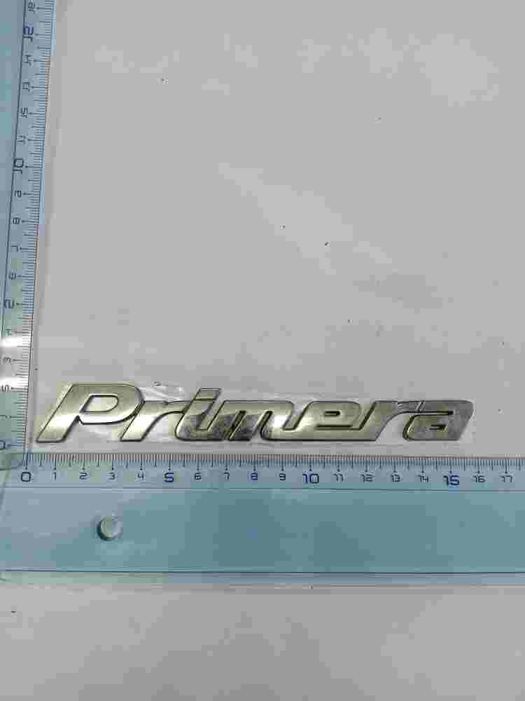 Emblema Nissan Primera 15cm.