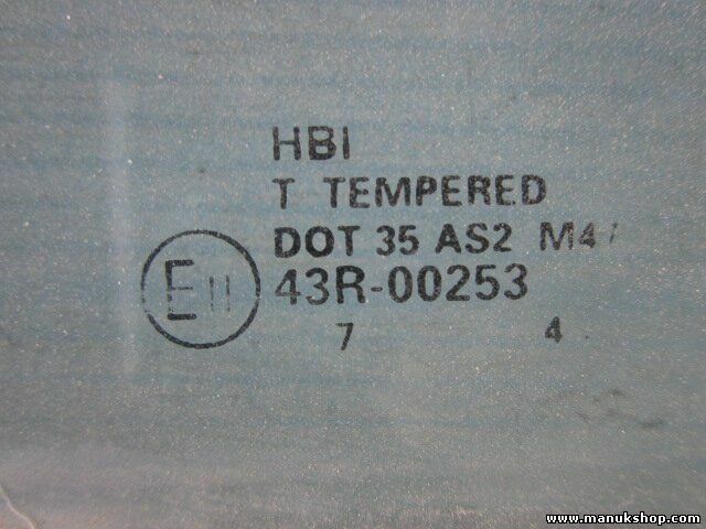 Vetro porta anteriore sinistra Jeep Grand Cherokee 43R00253 DOT35AS2M4