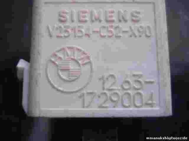 Relé BMW E30 E28 E31 E32 E34 E36 E38 E39 12631729004 12.63-1729004 V23134C52X90