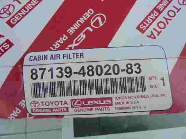 Filtro de aire Toyota Lexus IS300 RX300 871394802083 87139-48020-83