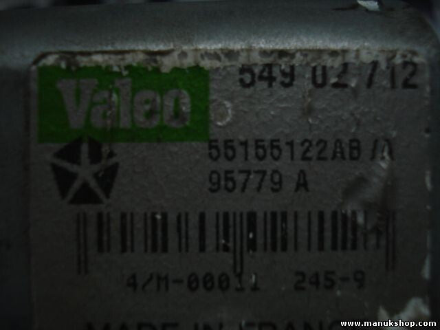 Motor del limpiaparabrisas trasero Chrysler Jeep G.Cherokee 54902712 55155122AB