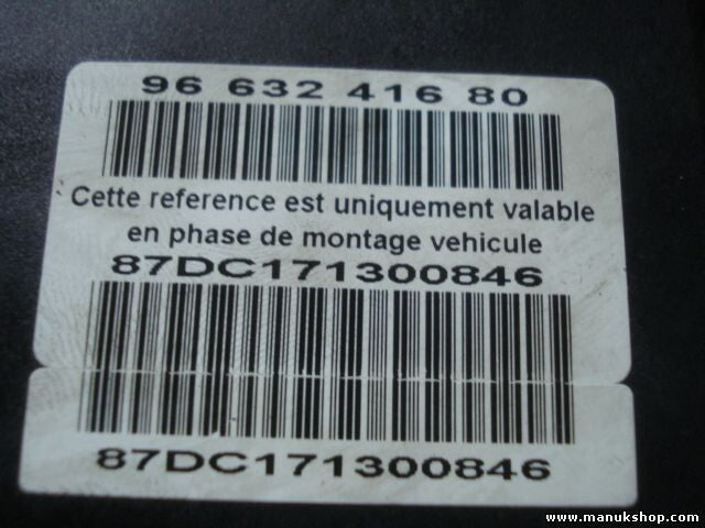 Unidad hidráulica del ABS Peugeot 307 9663241680 9661887180 0265235237 026595063