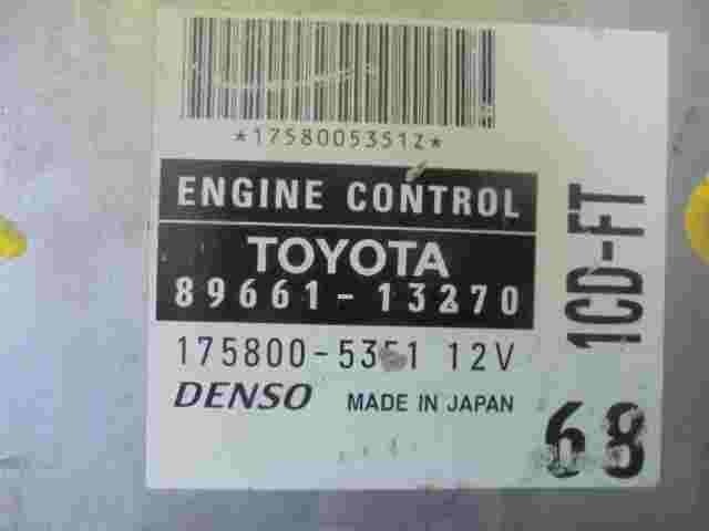Centralita Toyota Corolla 2.0 d 8966113270 89661-13270 DENSO 1758005351 1CD-FT