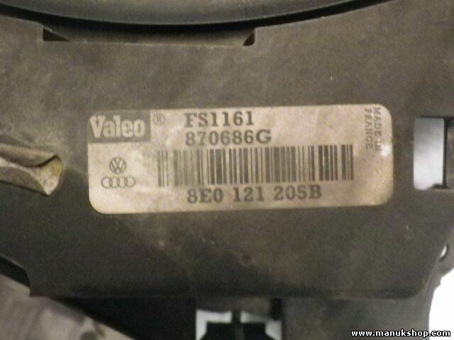 Electroventilador Audi A4 B6 8E 8E0121205B 8E0 121 205B FS1161 870686G