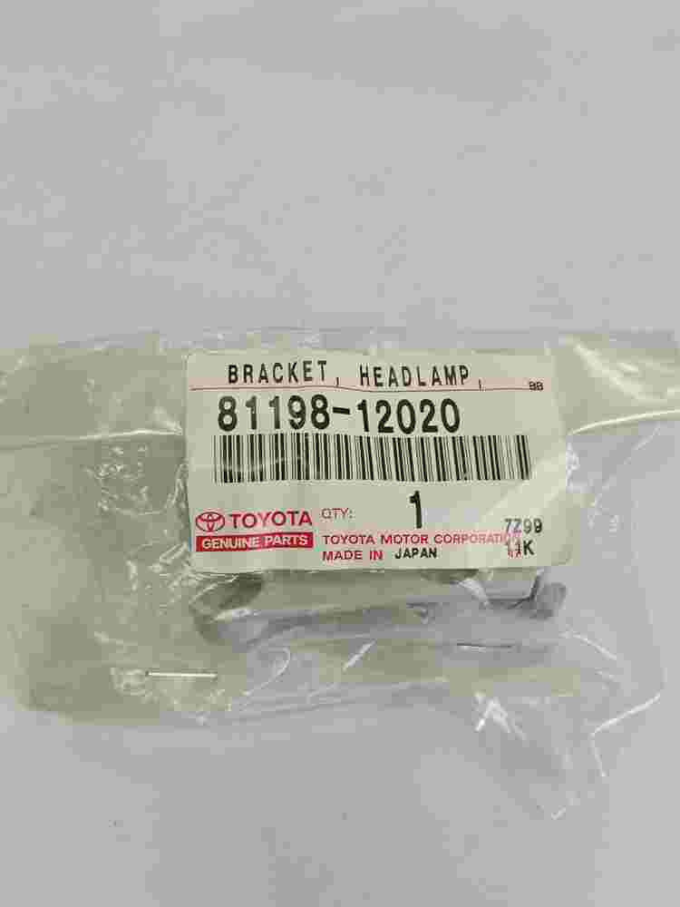 Bracket Headlamp LWR LH Toyota Corolla E12 8119812020 81198-12020