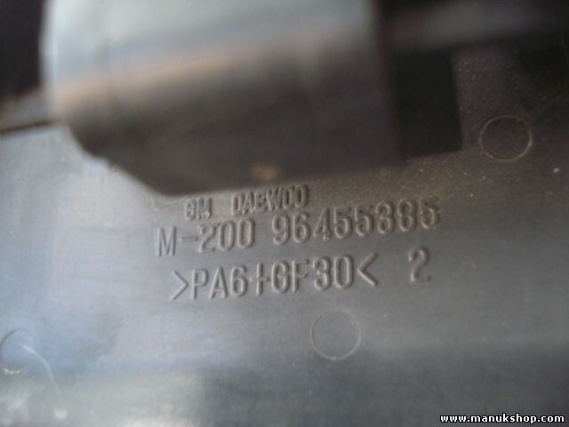 Guantera castillo CHEVROLET MATIZ GM M-200 96455385 PA6 GF30