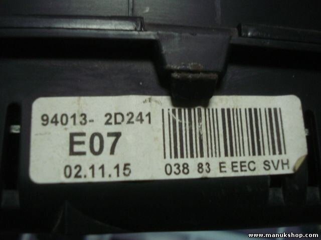 Cuadro de instrumentos Hyundai Elantra VDO 940132D241 EE06POB8870 EE 06 POB 8870