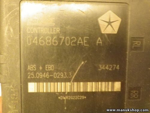 ABS Centralita Chrysler Voyager 04686702AE A 25094602933 25.0946-0293.3