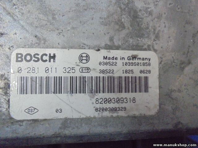 Centralita del motor Renault Laguna II 2.2 dCi 8200309318 8200309329 0281011325