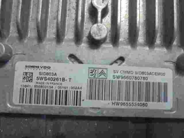 Centralita Peugeot 407 HW9655534080 9655534080 SW9660780780 5WS40261B-T