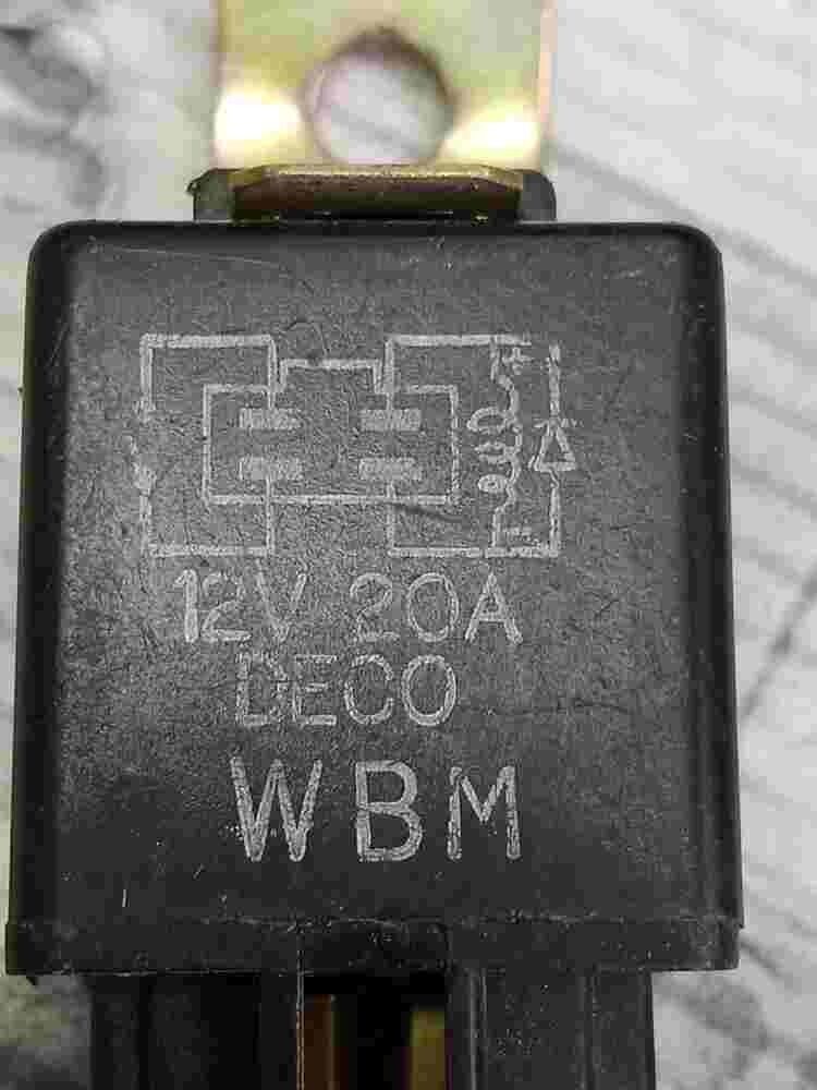 Relé del ventilador del radiador Mitsuba Kymco 12V20A 12V 20A Deco WBM