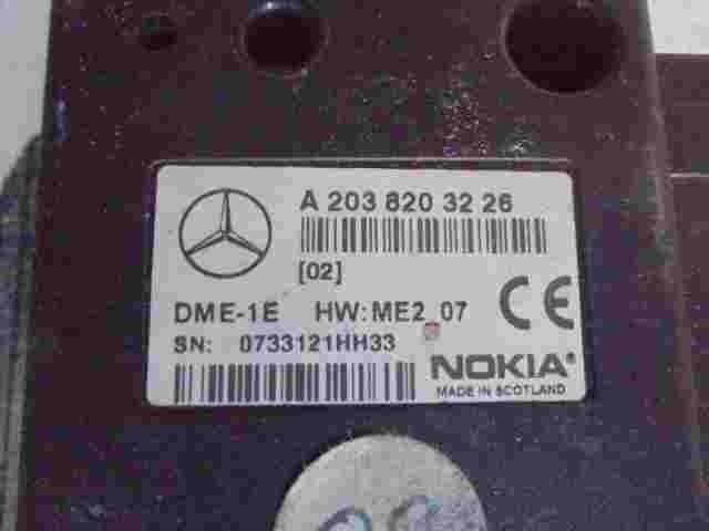 Centralita Bluetooth Teléfono Mercedes W215 A2038203226 Nokia DME-1E HW ME2 07