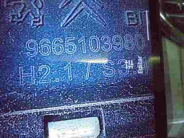 Pantalla del salpicadero Peugeot 207 9665103980 96 651 039 80 H2.1/S3.4