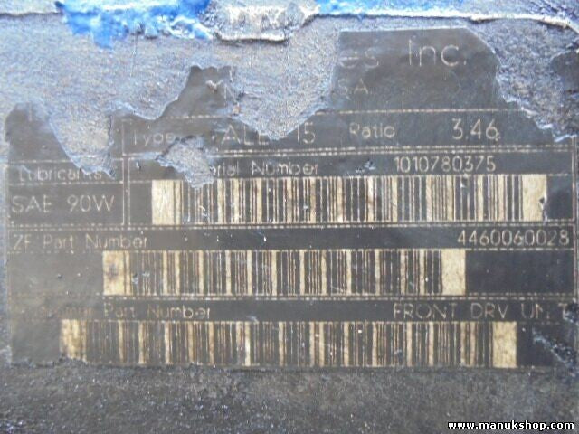 Grupo Diferencial Delantero Mercedes Benz W163 4460060028 1010780375 piñón 38/11