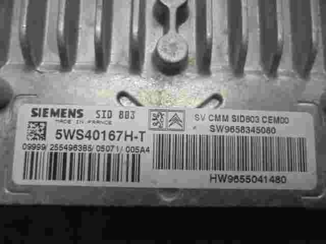 Centralita Peugeot 407 5WS40167HT 9658345080 HW 9655041480 SW9658345080