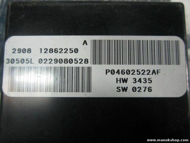 Modulo di controllo carrozzeria Chrysler Sebring JS P04602522AF 12862250