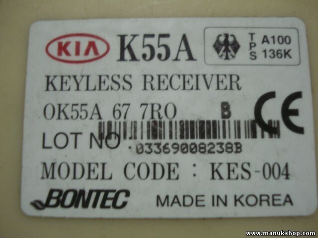 Controlador cierre centralizado Kia Carnival I 2,0l Tdi Bj. 98-01 OK55A677RO