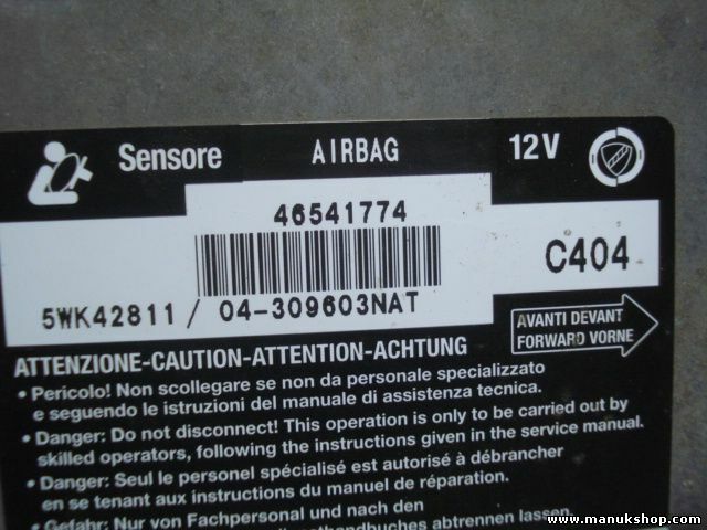 Airbag Centralita Fiat Brava Bravo Marea 1.9 1999 46541774 5WK42811 04-309603NAT