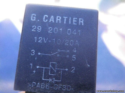Relé Renault 29201041 29 201 041 G.GARTIER 12V-10/20A PA66-GF30