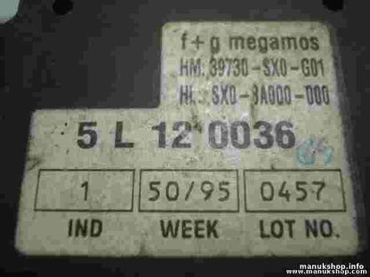 Control de la unidad de alarma inmovilizador módulo Honda 39730SX0G01 SX08A00000