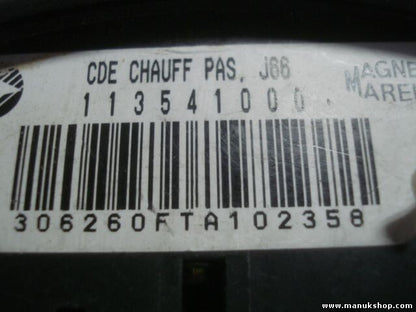 Aire Interruptor Renault Espace III 113541000 CDE CHAUFF PAS.J66 MAGNETI MARELLI