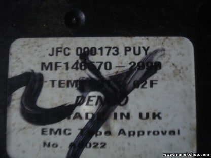 Climatizador Calefacción mando clima Land Rover JFC000173 PUY MF1465702990