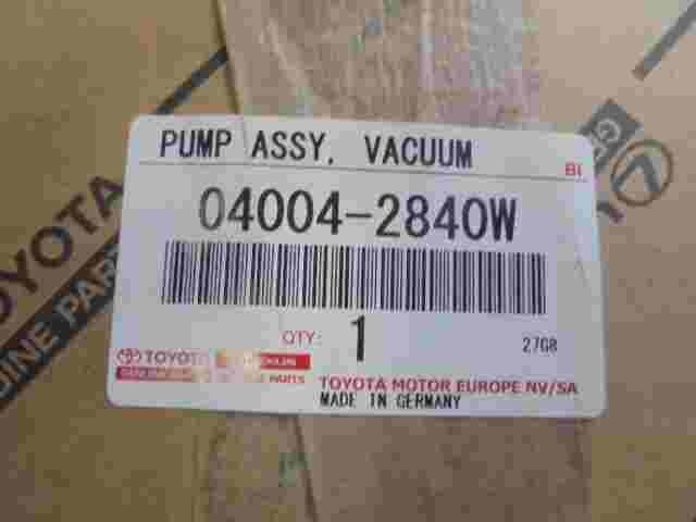 Bomba de vacío depresor freno Toyota  Lexus 040042840W 04004-2840W