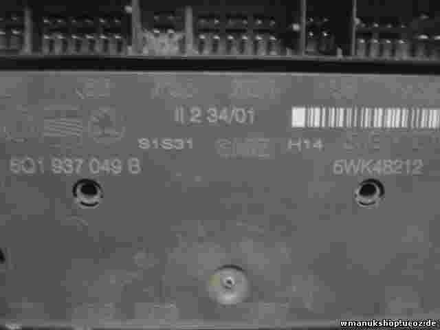 Caja de fusibles de relé Polo 9N3 9N Skoda Fabia Seat Ibiza 6Q1937049B 5WK48212